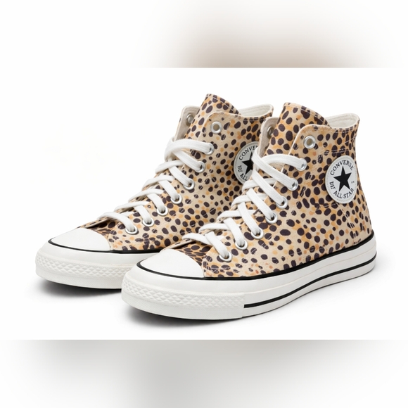 Converse Shoes - Converse Chuck Taylor All Star Leopard High Top Sneakers Women 10.5 Men 8.5